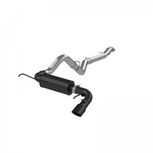 Ford Bronco Catback Exhaust - Single Rear Exit - MBRP - BLK - Black - 2.3L/2.7L EcoBoost - 2021