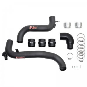 Ford Bronco Intercooler Pipes - Injen - SES - Wrinkle Black - 2.3L Turbo - `21-`23