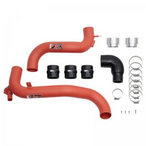 Ford Bronco Intercooler Pipes - Injen - Wrinkle Red - 2.3L Turbo - `21-`23