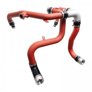 Ford Bronco Intercooler Pipes - Injen - SES - Wrinkle Red - 2.7L V6 (TT) EcoBoost - `21-`23