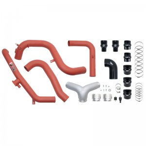 Ford Bronco Intercooler Pipes - Injen - SES - Wrinkle Red - 2.7L V6 (TT) EcoBoost - `21-`23