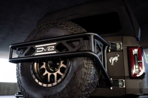 Ford Bronco Spare Tire Guard & Accessory Mount - DV8 Offroad - `21-`23