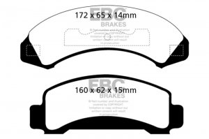 Ford Bronco Ultimax2 Brake Pad Sets - EBC