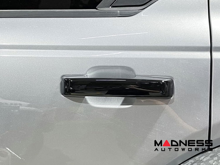 Ford Bronco Door Handle Cover Kit - 4 Door - Gloss Black - 5pc Kit - w/o button