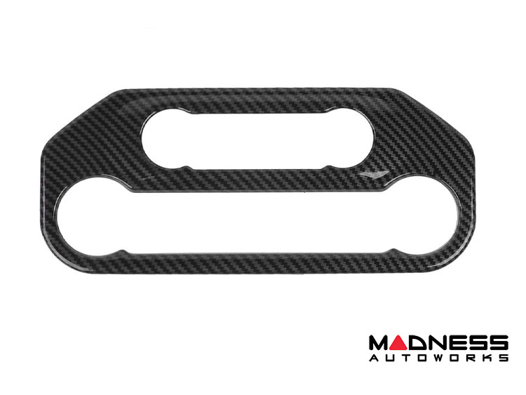 Ford Bronco Air Conditioning Switch Panel Cover - Carbon Fiber