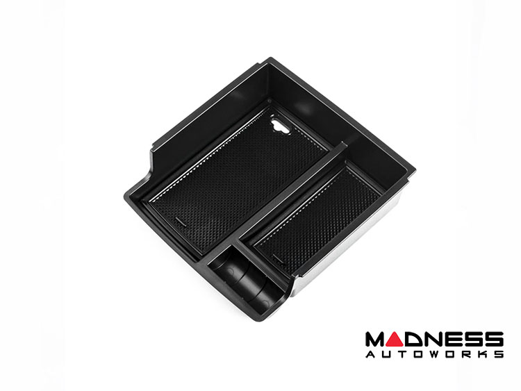 Ford Bronco Center Console Armrest Storage Box - Upper Tray w/ ABS Silicone Pad