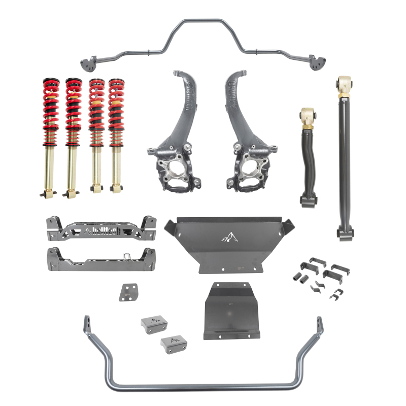 Ford Bronco Suspension Lift Kit - Front + Rear - Belltech - Trail Performance Coilovers 4in-7.5in Lift - `21-`25