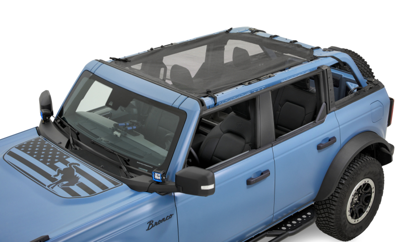 Ford Bronco Bikini Tops - Bestop - Mesh Safari Bimini - `21-`27