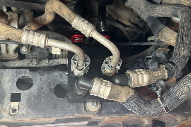 Ford Bronco Transmission Oil Cooler Kit - Front - CSF - External, 2.7L EcoBoost, CNC Billet Machined Plate - `21-`27