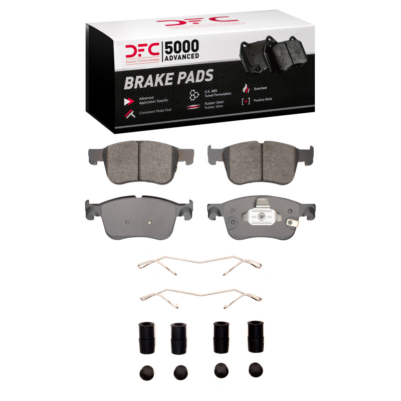 Ford Bronco Sport Brake Pads - Front - DFC - 5000 Advanced Low Metallic - `20-`25