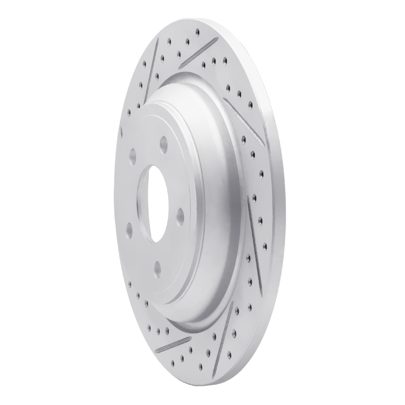 Ford Bronco Sport Brake Rotor (1) - Rear Left - DFC - Drilled & Slotted Geoperformance - `16-`26