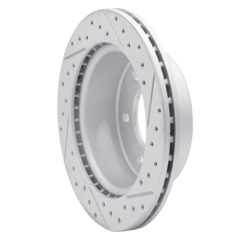 Ford Bronco Brake Rotor (1) - Rear Left - DFC - Drilled & Slotted Geoperformance - `19-`25