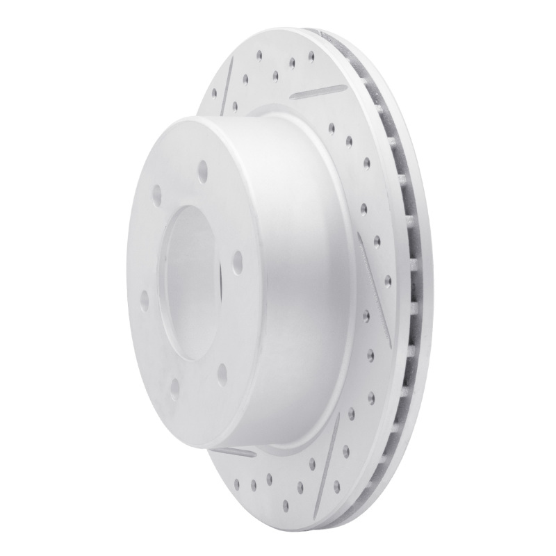 Ford Bronco Brake Rotor (1) - Rear Left - DFC - Drilled & Slotted Geoperformance - `19-`25