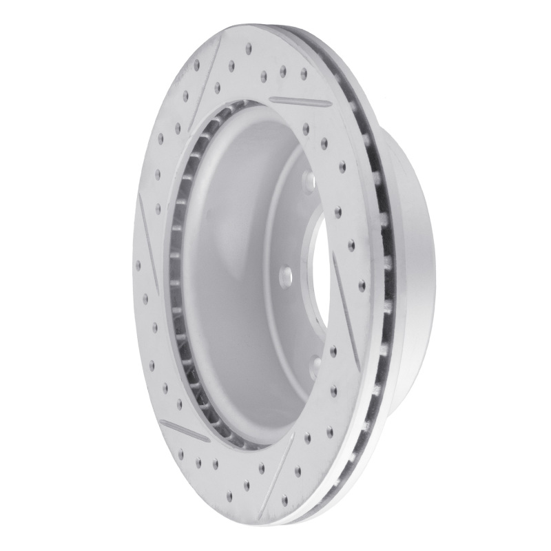 Ford Bronco Brake Rotor (1) - Rear Right - DFC - Drill & Slot Geoperformance - `19-`25