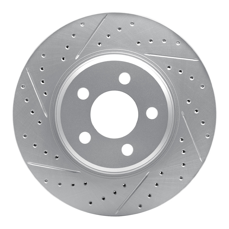Ford Bronco Sport Brake Rotor (1) - Front Left - DFC - Drilled & Slotted Geoperformance Rotor - `20-`26