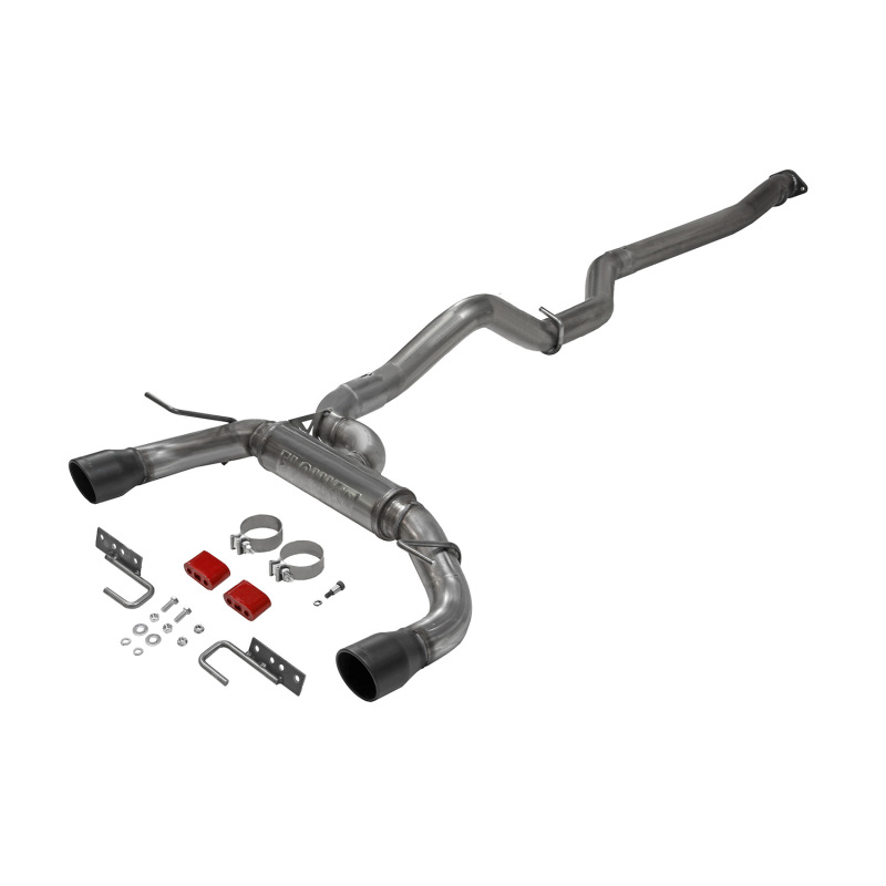 Ford Bronco Performance Exhaust - Rear - Flowmaster - Flow FX Cat-Back, Dual Out Rear Exit - Black - `21-`26