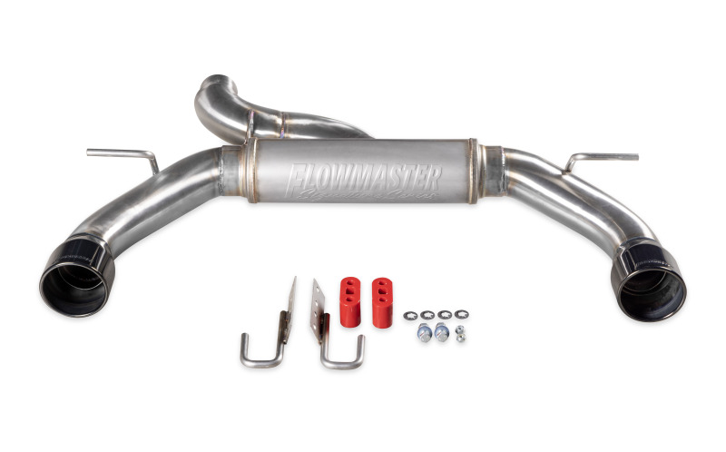 Ford Bronco Performance Exhaust - Rear - Flowmaster - Signature Series Axle-Back - Black chrome - `21-`26