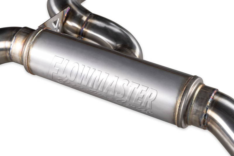 Ford Bronco Performance Exhaust - Rear - Flowmaster - Signature Series Axle-Back - Black chrome - `21-`26