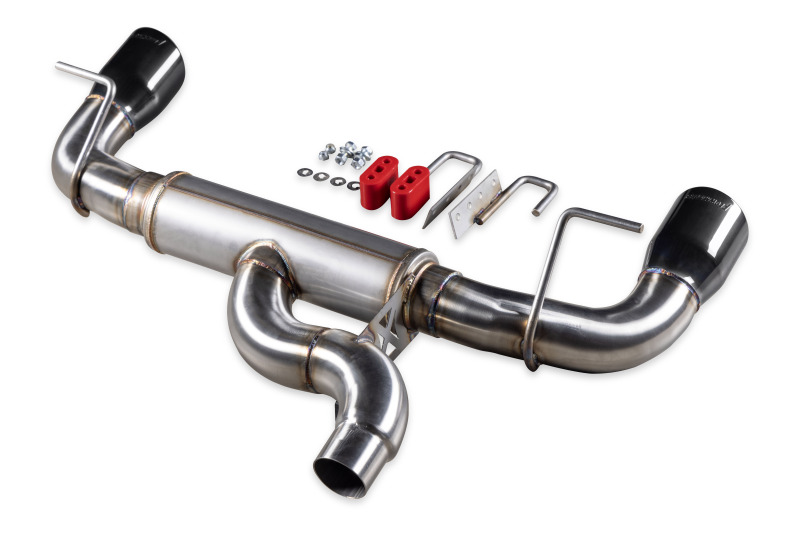 Ford Bronco Performance Exhaust - Rear - Flowmaster - Signature Series Axle-Back - Black chrome - `21-`26