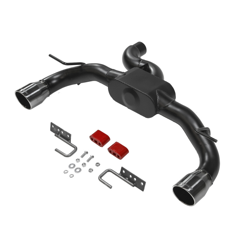 Ford Bronco Performance Exhaust - Rear - Flowmaster - Outlaw Axle-Back, Dual Exit - Black - `21-`26