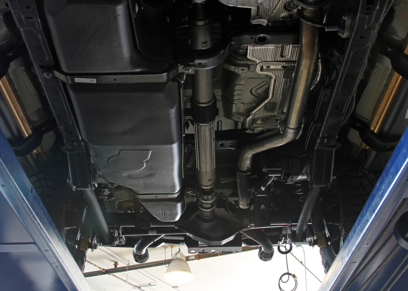 Ford Bronco Performance Exhaust - Dual Out Rear Exit - Flowmaster - Outlaw Cat-Back - Black Chrome - `21-`26