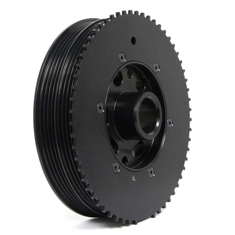 Ford Bronco Sport Crankshaft Damper - Fluidampr - Internally Balanced, Harmonic Balancer - Black Zinc Chromate - `21-`25