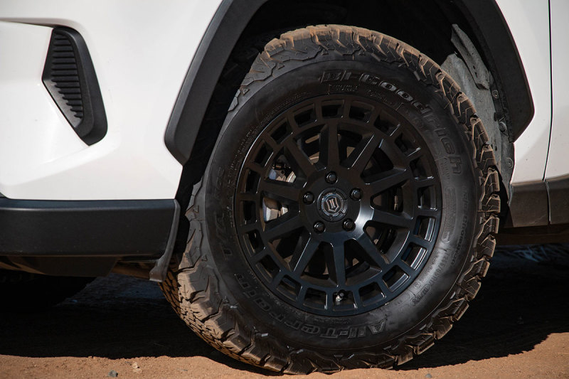 Ford Bronco Sport Wheel - ICON - Journey, 17x8, 5x108, +38mm Offset, 6 in Backspacing, Cast - Satin Black - `21-`27