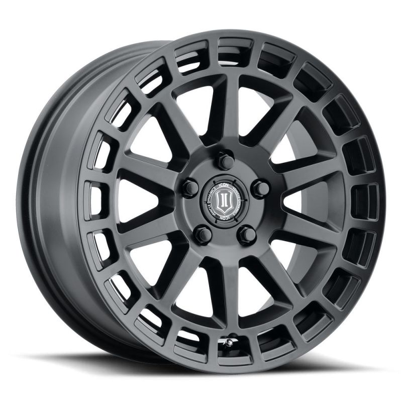 Ford Bronco Sport Wheel - ICON - Journey, 17x8, 5x108, +38mm Offset, 6 in Backspacing, Cast - Satin Black - `21-`27