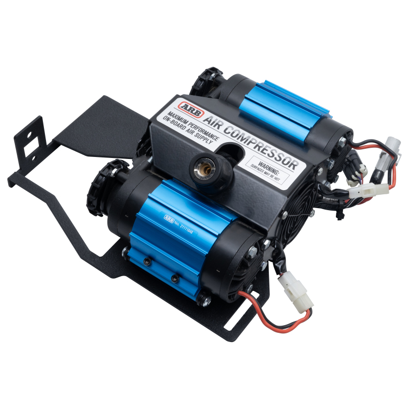 Ford Bronco Compressor Mount Bracket - Injen - AC1001 - Wrinkle Black - `21-`23