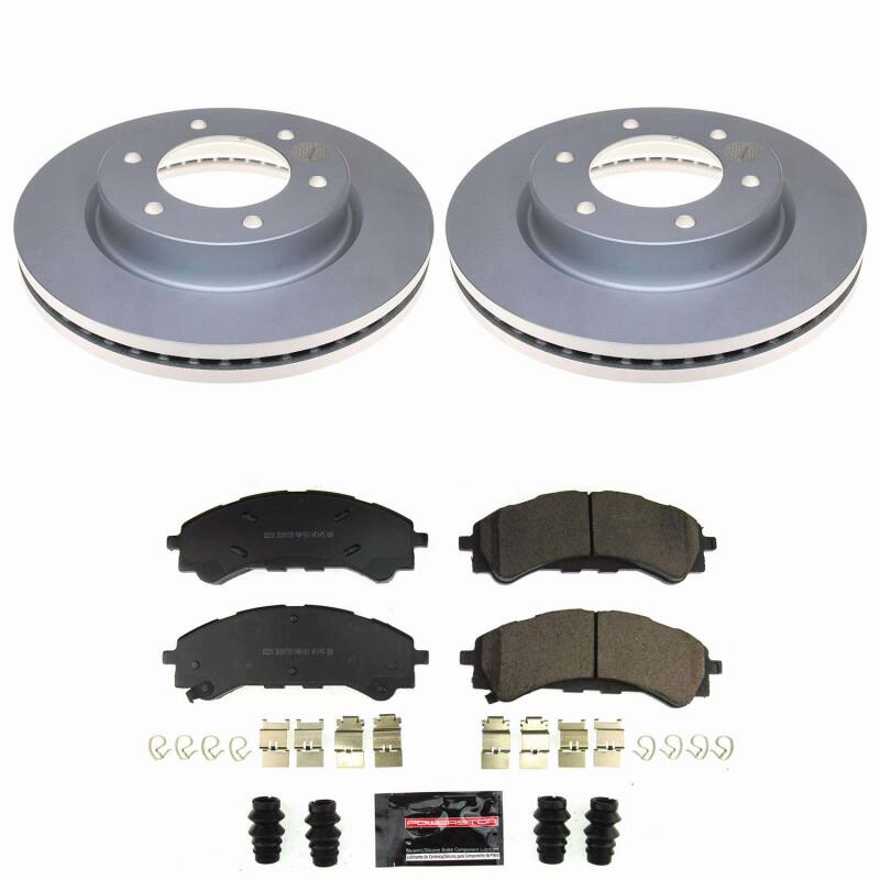 Ford Bronco Brake Kit - Front - PowerStop - Z23 Coated - `21-`25