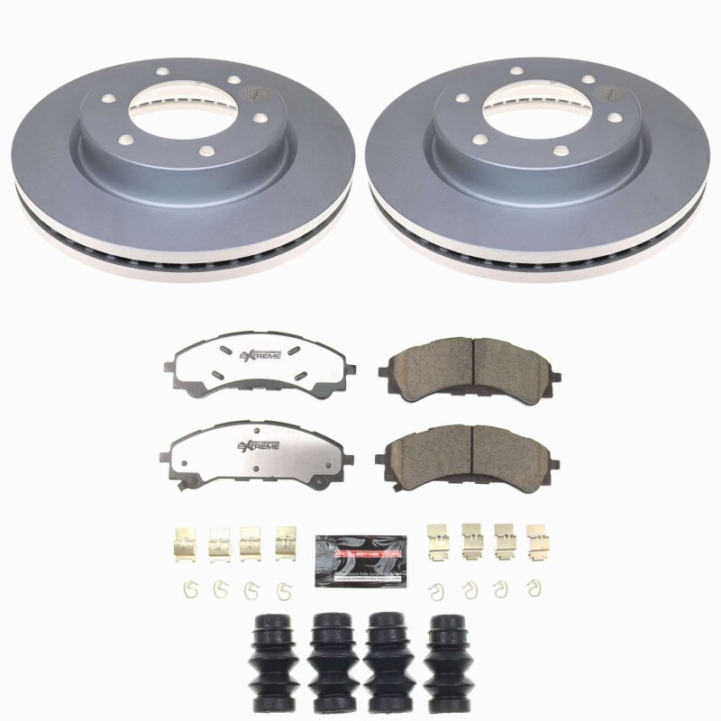 Ford Bronco Brake Kit - Front - PowerStop - Z36 Coated Truck & Tow - `21-`25