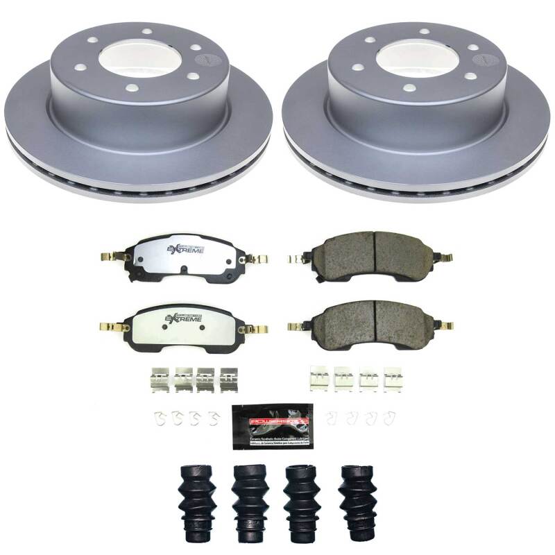 Ford Bronco Brake Kit - Rear - PowerStop - Z36 Coated Truck & Tow - `21-`25
