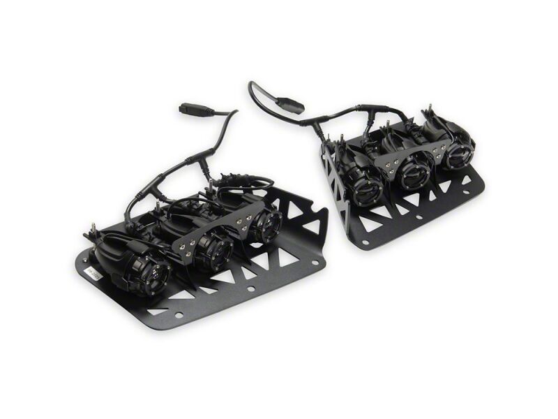 Ford Bronco Fog Light Kit - Front - Raxiom - Tri-Glo Bumper Mounted LED - `21-`26