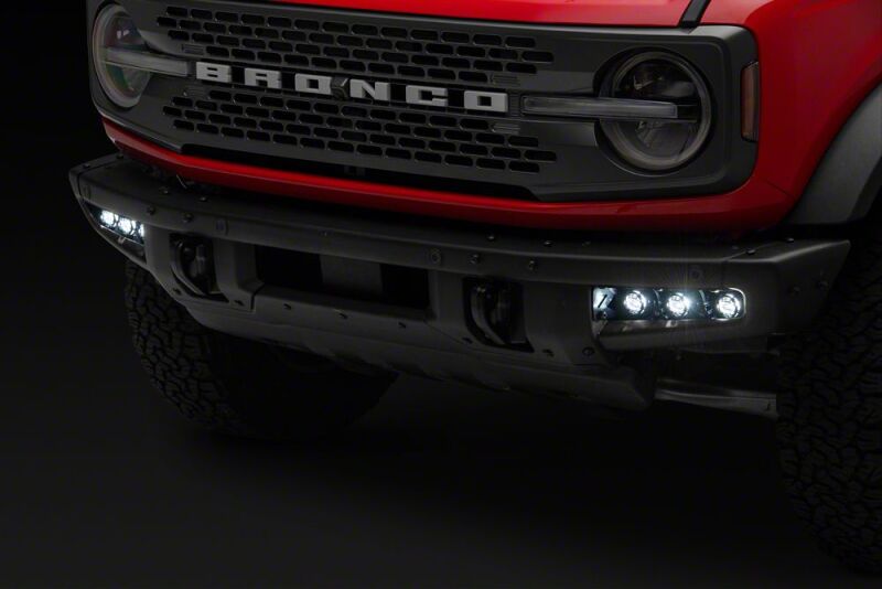 Ford Bronco Fog Light Kit - Front - Raxiom - Tri-Glo Bumper Mounted LED - `21-`26