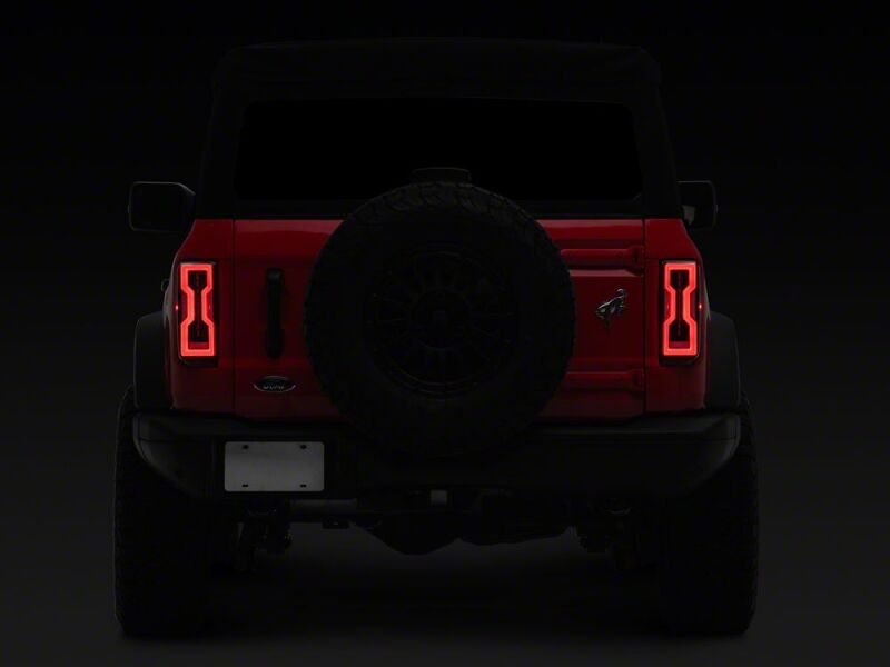 Ford Bronco LED Taillights - Raxiom - Axial Series - Black Housing - Clear Lens - `21-`26