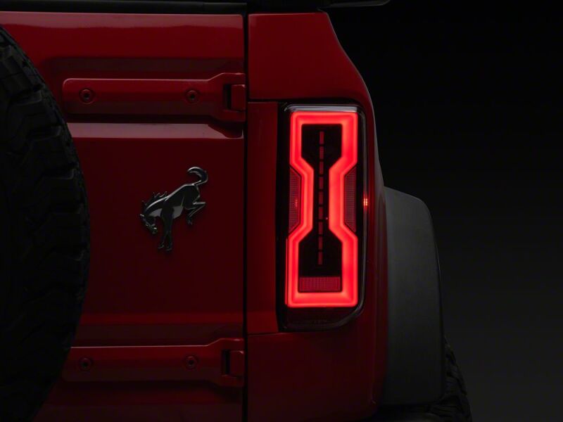 Ford Bronco LED Taillights - Raxiom - Axial Series - Black Housing - Clear Lens - `21-`26