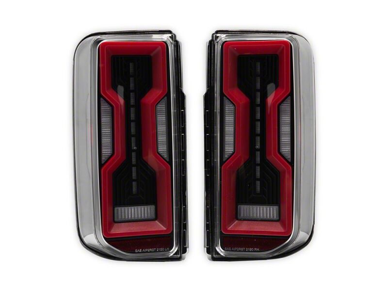 Ford Bronco LED Taillights - Raxiom - Axial Series - Black Housing - Clear Lens - `21-`26