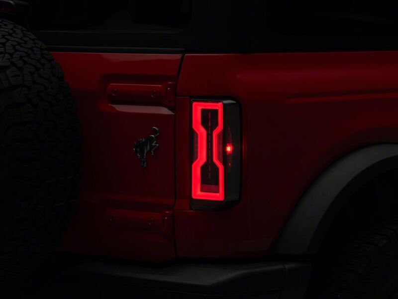 Ford Bronco LED Taillights - Raxiom - Axial Series - Black Housing - Clear Lens - `21-`26