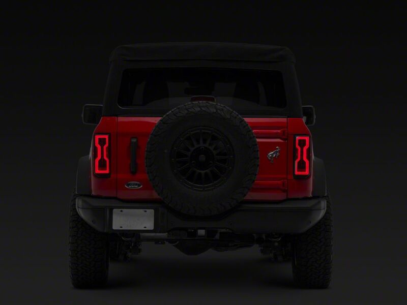 Ford Bronco LED Taillights - Raxiom - Axial Series - Black Housing, Smoked Lens - `21-`26