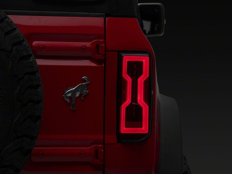 Ford Bronco LED Taillights - Raxiom - Axial Series - Black Housing, Smoked Lens - `21-`26