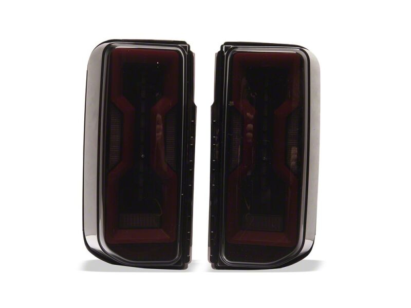 Ford Bronco LED Taillights - Raxiom - Axial Series - Black Housing, Smoked Lens - `21-`26