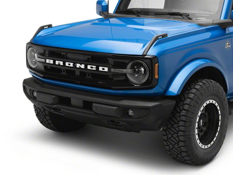 Ford Bronco LED Headlights - Raxiom - LED Halo with White Backlight - Black - `21-`26