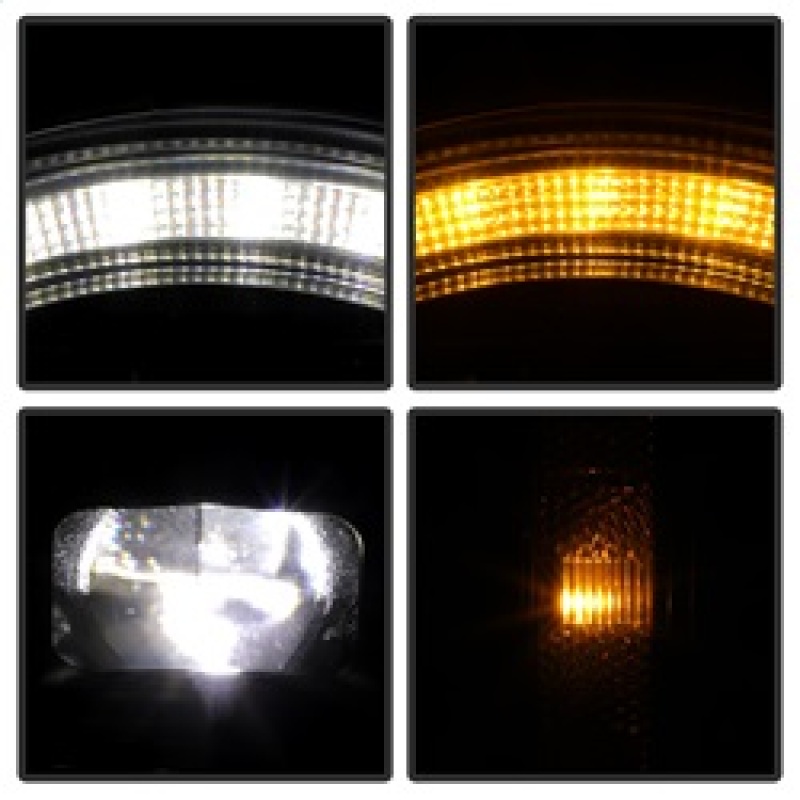 Ford Bronco Headlights - SPYDER - High-Power LED - Black - `21-`24