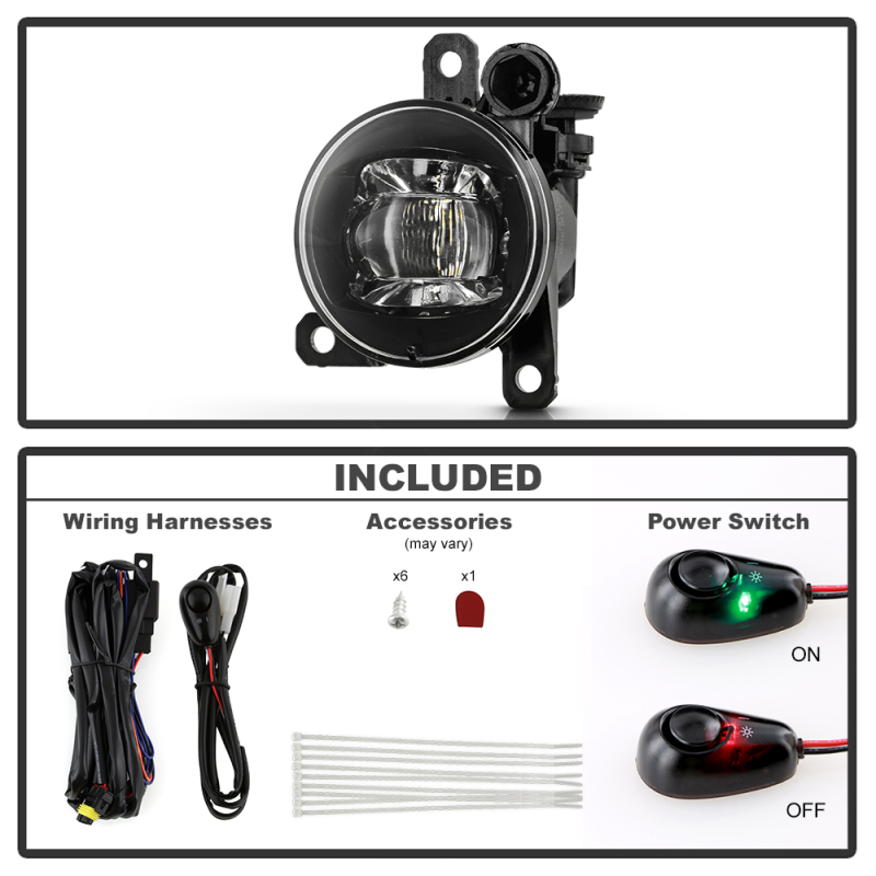 Ford Bronco Sport Fog Lights - SPYDER - OEM Full LED w/ Switch - `21-`23