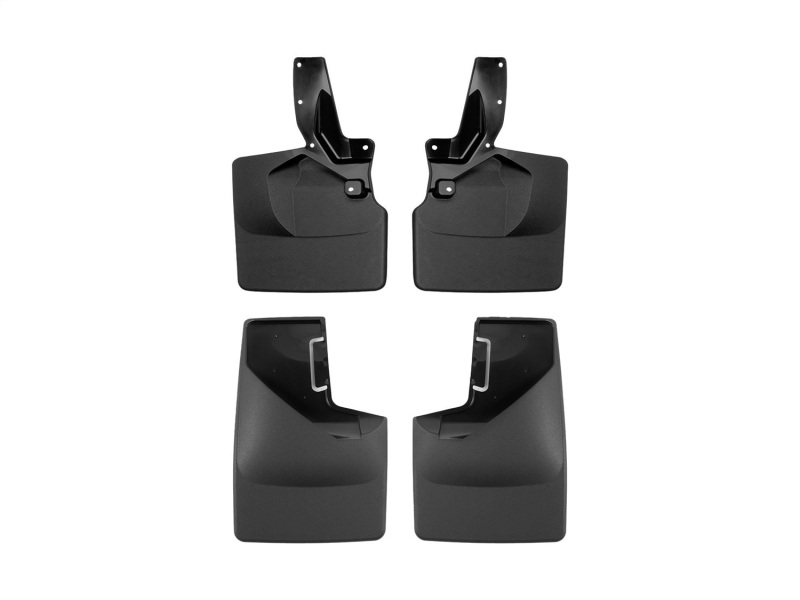Ford Bronco Mud Flaps - WeatherTech - No-Drill DigitalFit - Black - `21-`27