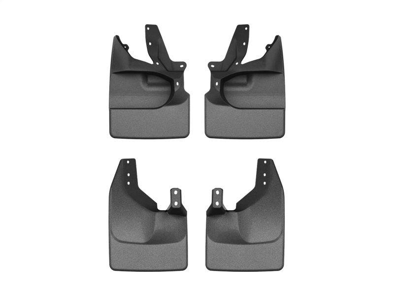 Ford Bronco Mudflaps - Front & Rear - WeatherTech - No-Drill DigitalFit - Black - `21-`25