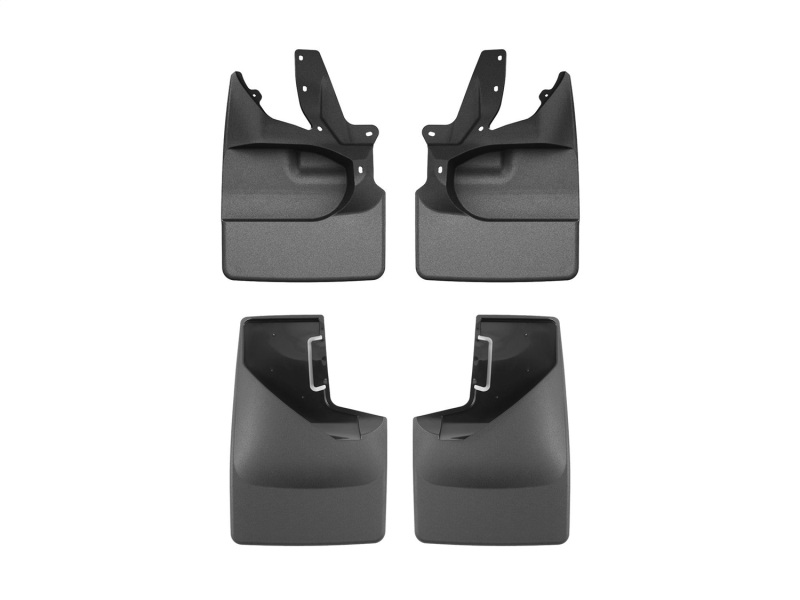 Ford Bronco Mudflaps - Front & Rear - WeatherTech - No-Drill DigitalFit - Black - `21-`25