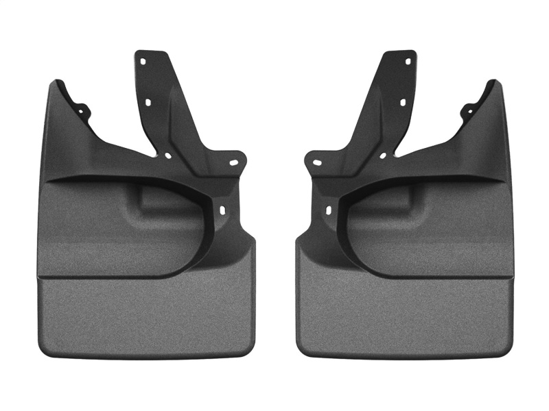 Ford Bronco Mud Flaps - Front - WeatherTech - DigitalFit No-Drill - Black - `21-`25