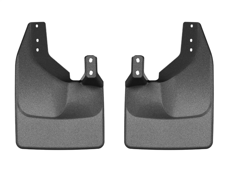 Ford Bronco Mud Flaps - Rear - WeatherTech - No-Drill DigitalFit - Black - `21-`27