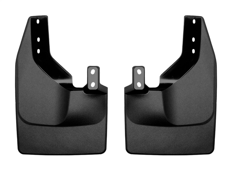 Ford Bronco Mud Flaps - Rear - WeatherTech - No-Drill DigitalFit - Black - `21-`27